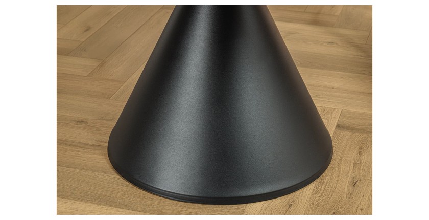 Zoom sur le pied de la table VOLTIS grise