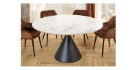 Table VOLTIS blanche vu de haut