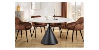 Table VOLTIS blanche décor 3D