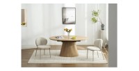 Table LUMEA bois décor 3D sans extension