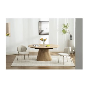 Table LUMEA bois décor 3D sans extension
