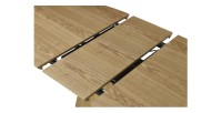 Zoom sur l'extension de la table LUMEA bois