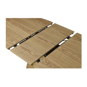 Zoom sur l'extension de la table LUMEA bois