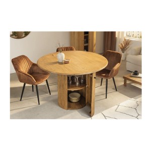Table YONA avec la porte dans le pied ouverte