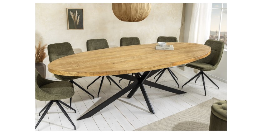 Table ovale SOLARA bois