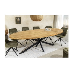 Table ovale SOLARA bois