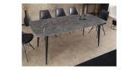 Table HEXA 160 décor 3D