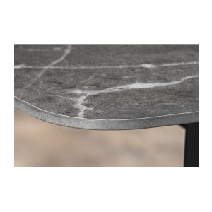 Zoom sur le coin de la table HEXA 160