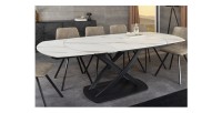 Table ATONIA blanche dans un décor 3D