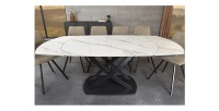 Table ATONIA blanche vu de face