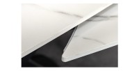 Zoom sur le système d'extension de la table ATONIA blanche