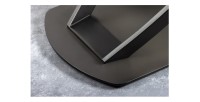 Zoom sur le pied de la table ATONIA blanche