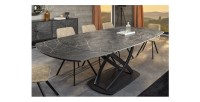 Table ATONIA anthracite dans un décor 3D