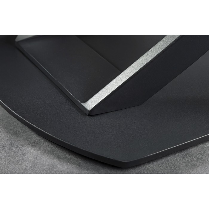 Zoom sur le pied de la table ATONIA anthracite