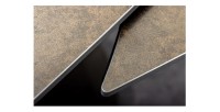 Zoom sur l'extension de la table ATONIA bronze