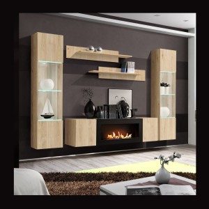 Étagère FLY – Lot de 2 – Chêne clair