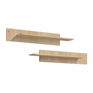 Étagère FLY – Lot de 2 – Chêne clair