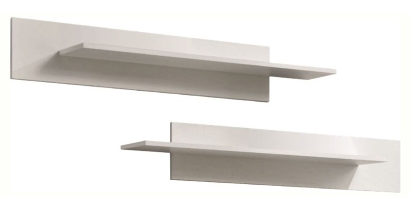 Étagère FLY cachemire – lot de 2 étagères murales design scandinave