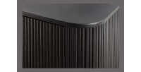 Buffet 160 cm 4 portes noir et doré – Collection ORION