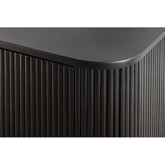 Buffet 160 cm 4 deuren zwart en goud - Collectie ORION