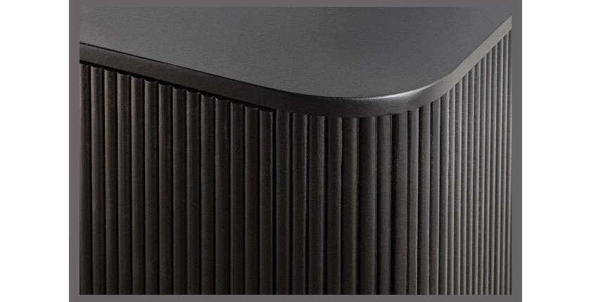 Buffet 160 cm 4 portes noir et doré – Collection ORION