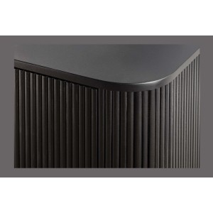 Buffet 160 cm 4 portes noir et doré – Collection ORION