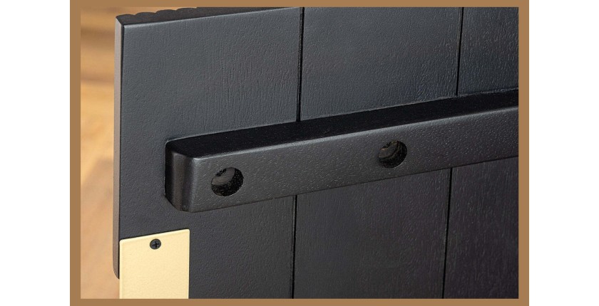 Buffet 160 cm 4 portes noir et doré – Collection ORION