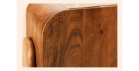 Meuble TV 160 cm bois massif marron – Collection NATURA