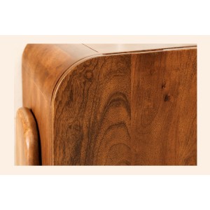 Meuble TV 160 cm bois massif marron – Collection NATURA