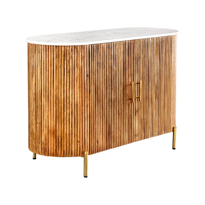 Buffet 105 cm 2 portes bois...