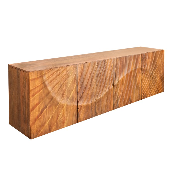 Buffet 180 cm 4 portes bois...
