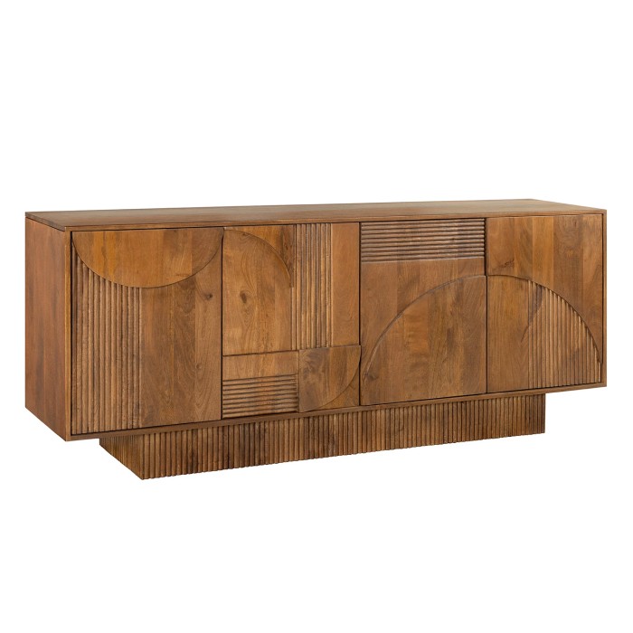 Buffet 170 cm 4 portes bois...