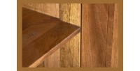 Buffet 170 cm 4 portes bois sculpté fumé – Collection ORINO