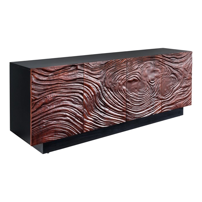 Buffet 175 cm 4 portes bois...