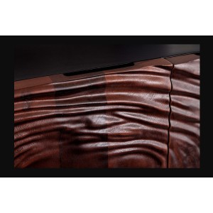 Buffet 175 cm 4 portes bois massif acacia noir et noyer foncé – Collection GAÏAmarkdownCopier le code