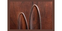 Buffet 175 cm 4 portes bois massif acacia noyer foncé – Collection ORIGIN