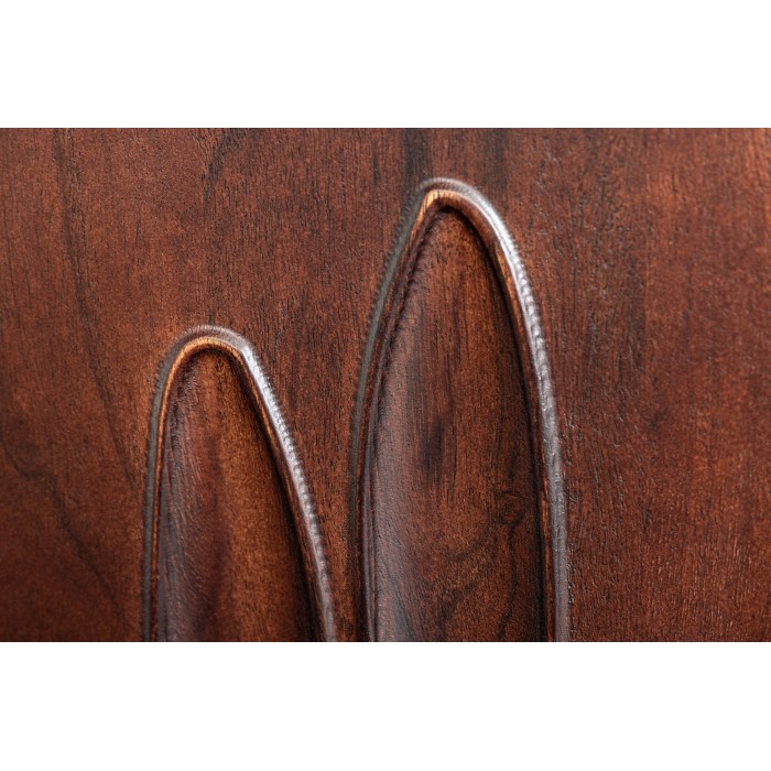 Buffet 175 cm 4 porte legno massiccio di acacia noce scuro – Collezione ORIGIN