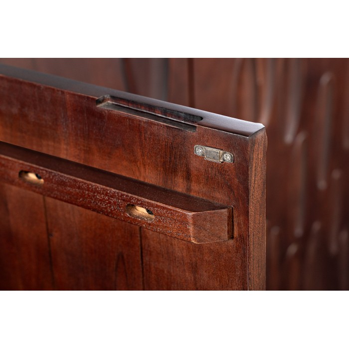 Buffet 175 cm 4 porte legno massiccio di acacia noce scuro – Collezione ORIGIN