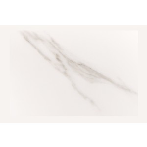 Table de salle à manger LUMEA – Rectangulaire 200 cm – Plateau céramique effet marbre blanc et pied aspect bois clair – Style co