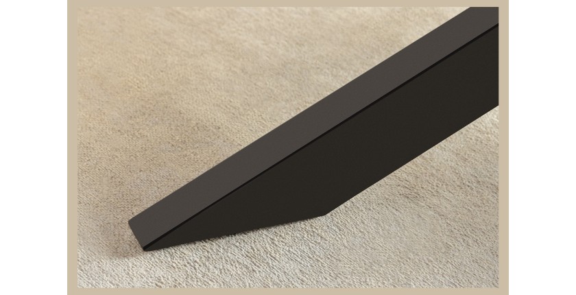 Table de salle à manger ARKOS – Rectangulaire 220 cm – Bois de manguier et métal – Style contemporain
