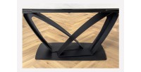 Table AZURA – Extensible 180 à 260 cm – Rectangulaire – Effet marbre blanc – Design contemporain