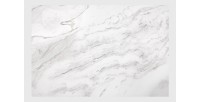 Table AZURA – Extensible 180 à 260 cm – Rectangulaire – Effet marbre blanc – Design contemporain
