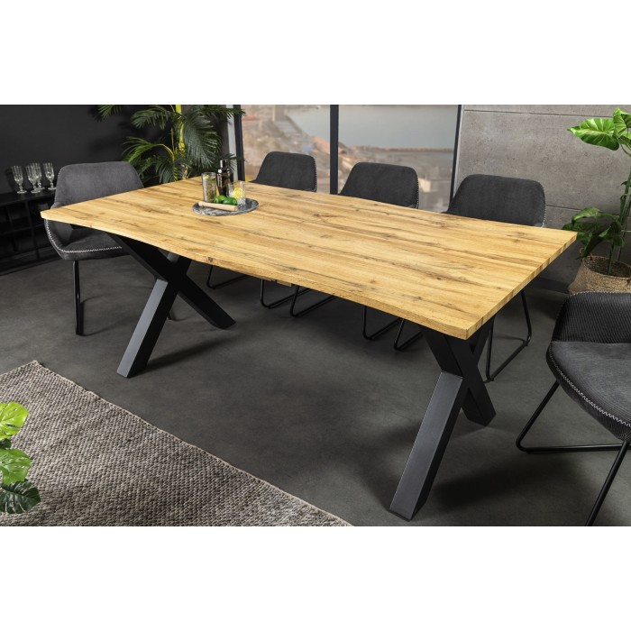 Table RIVET bois extensible 220cm dans un décor 3D