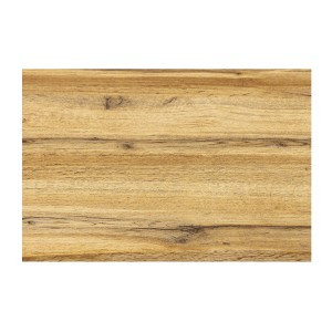 Zoom sur la texture du plateau de la table RIVET bois 220cm
