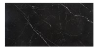 Table VELENA – Rectangulaire 180 cm – Plateau pierre frittée et acier chromé – Style baroque