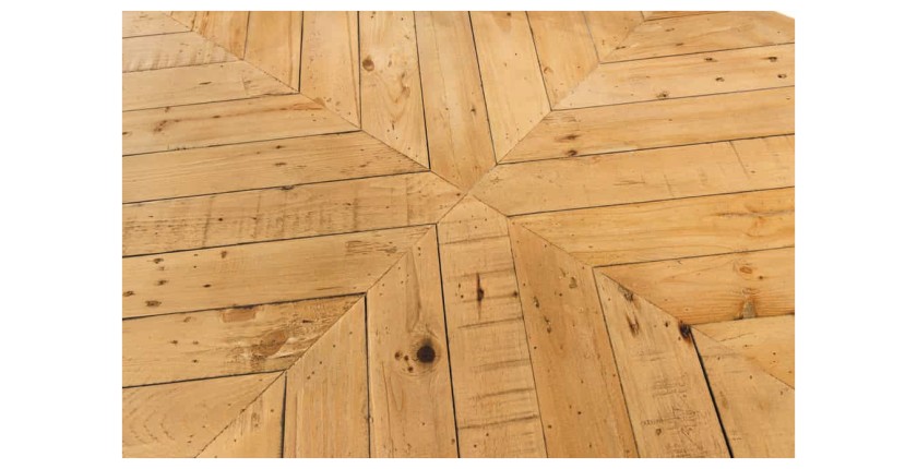 Table LOVARK – Rectangulaire 160 cm – Bois massif de pin – Style rustique