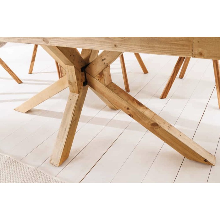 Zoom sur le pied de table LOVARK 160cm