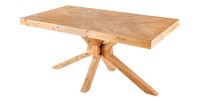 Table LOVARK – Rectangulaire 160 cm – Bois massif de pin – Style rustique