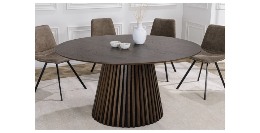 Table de salle à manger KANOVA – Ronde 140 cm – Style contemporain
