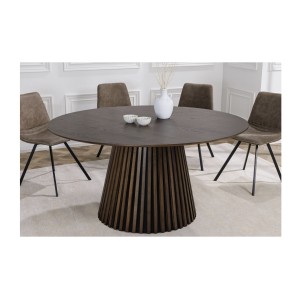 Table de salle à manger KANOVA – Ronde 140 cm – Style contemporain
